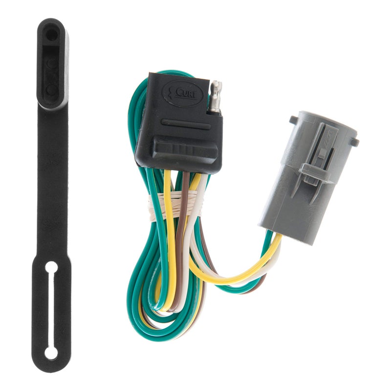 CURT 55241 Vehicle-Side Custom 4-Pin Trailer Wiring Harness, Fits Select Ford Explorer, Ranger, Mercury Mountaineer, Mazda B2500, B3000, B4000 - Image 1